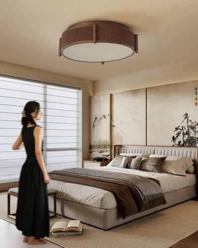 Ravoraya Bamboo Weave Ceiling Lamp