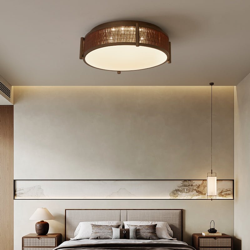 Ravoraya Bamboo Weave Ceiling Lamp