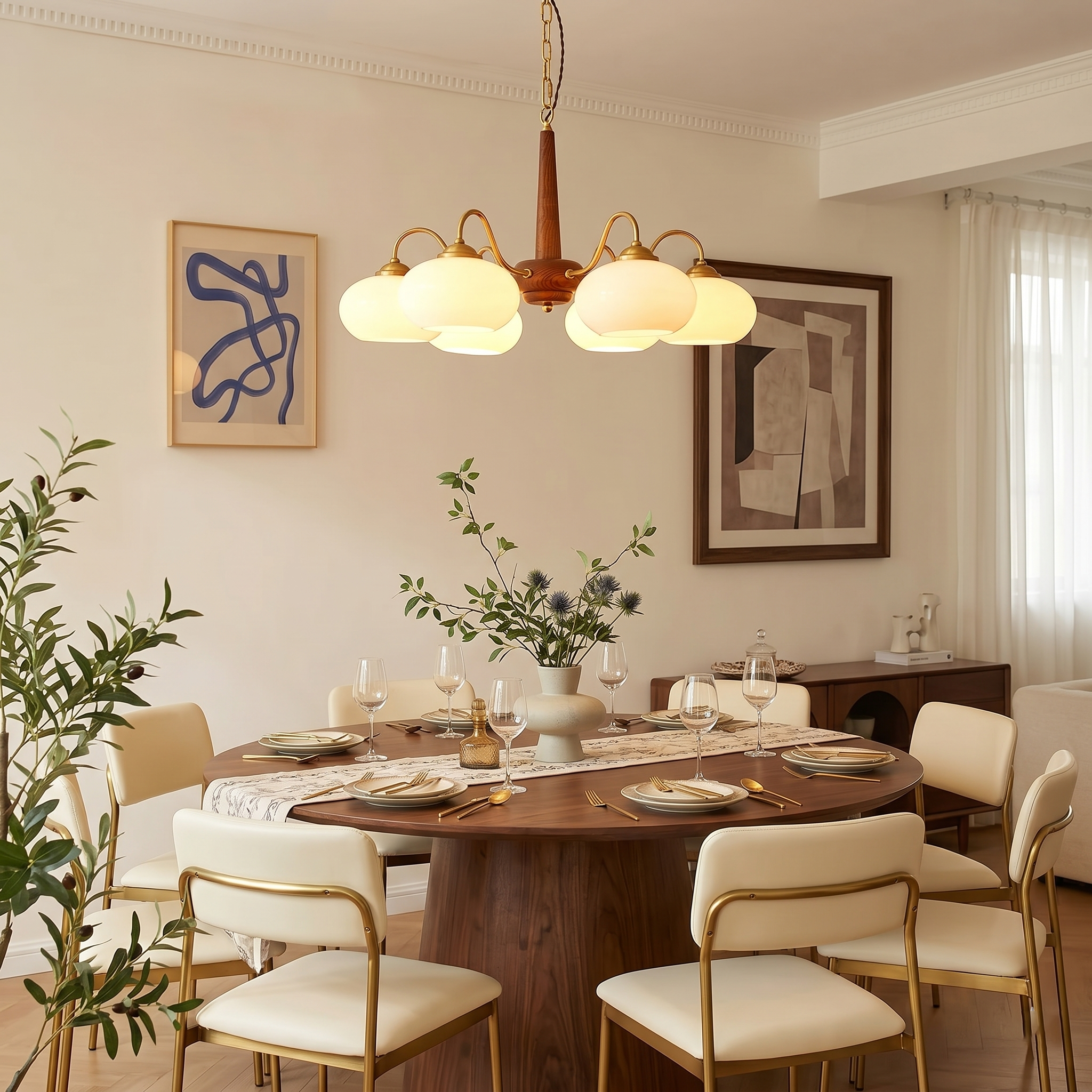 Velafield Persimmon Chandelier