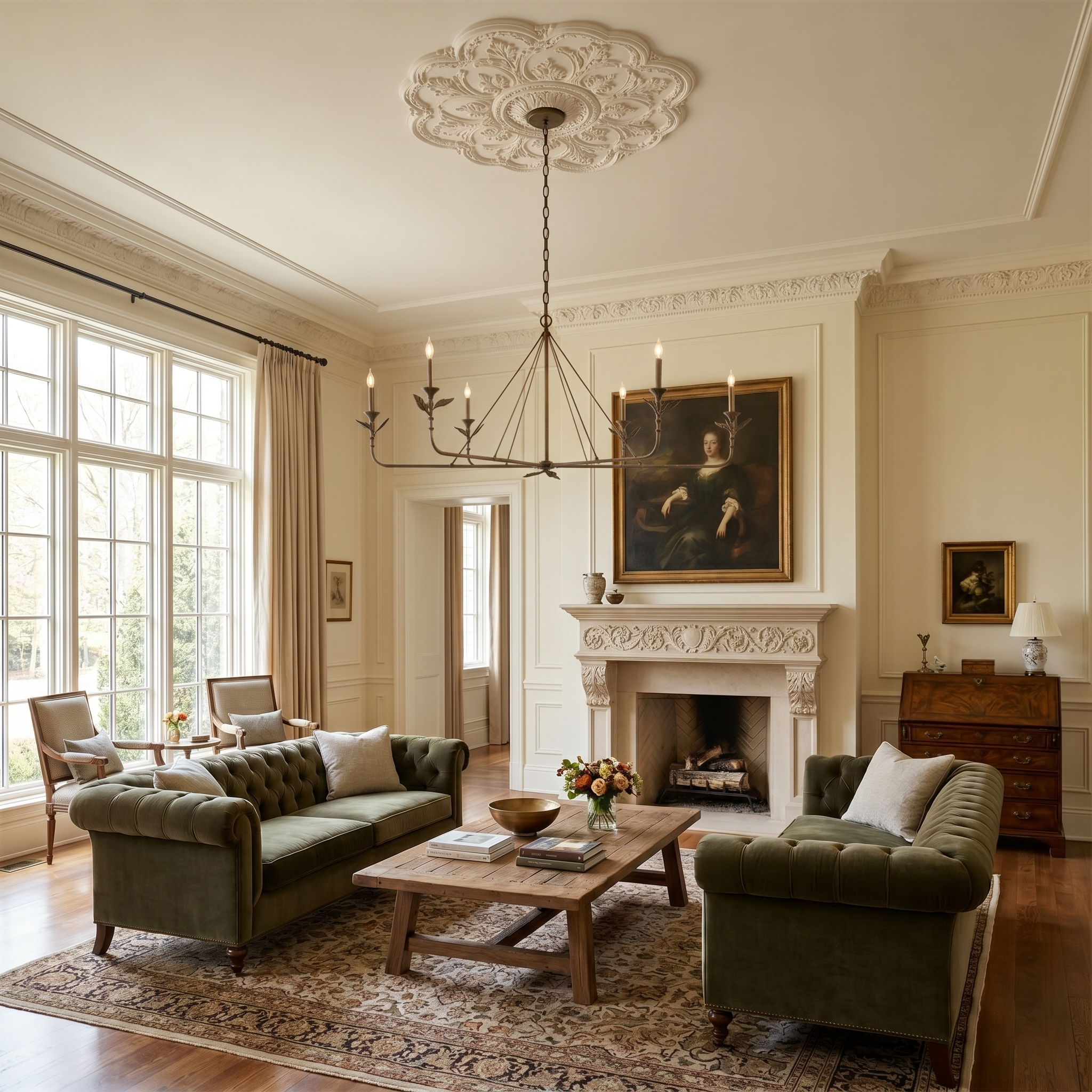 Westgrove Branching Leaf Chandelier