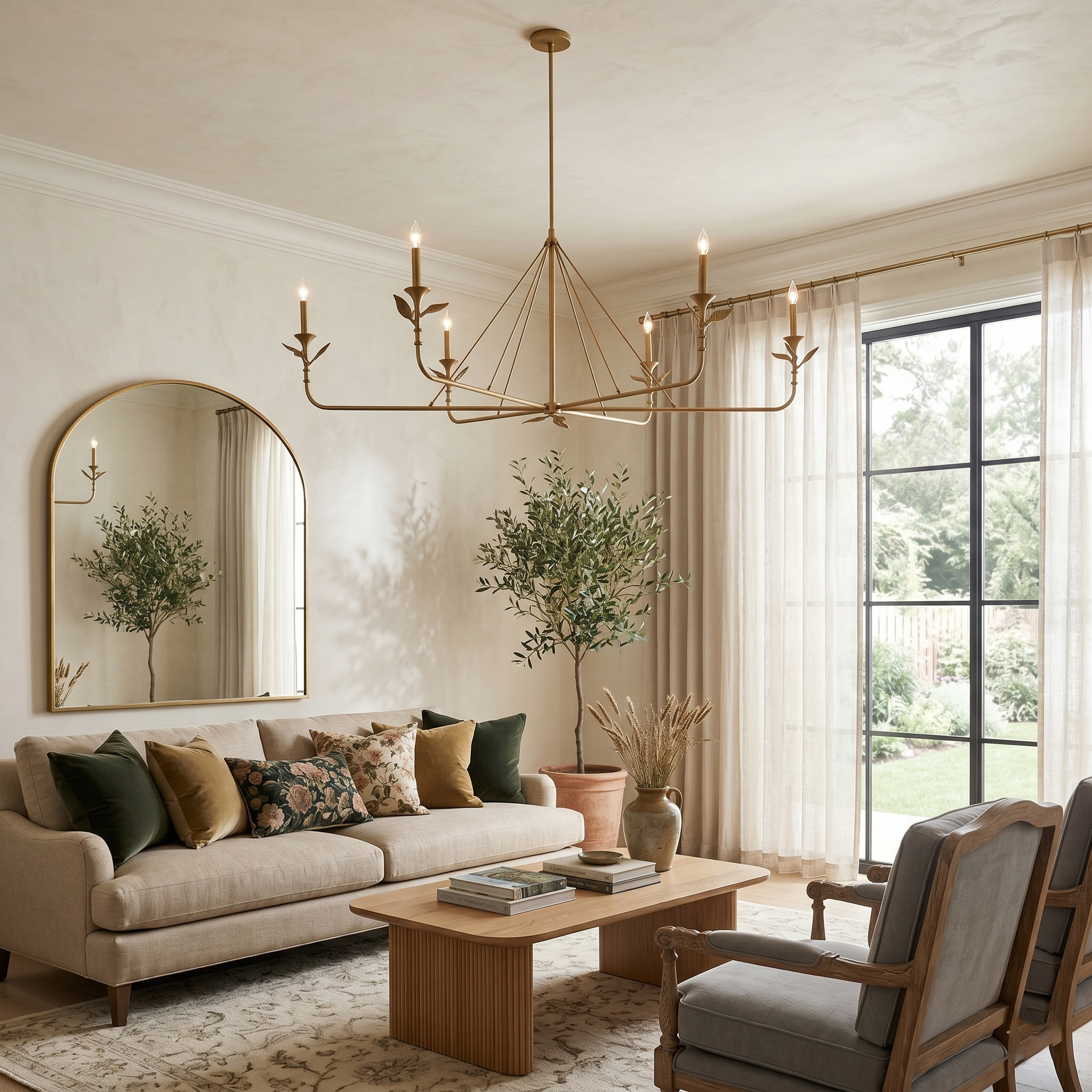 Westgrove Branching Leaf Chandelier