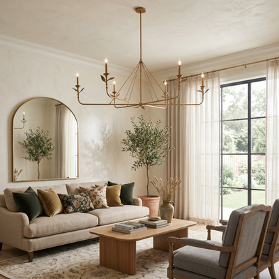 Westgrove Branching Leaf Chandelier