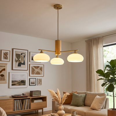 Clairview Elliptical Persimmon Chandelier