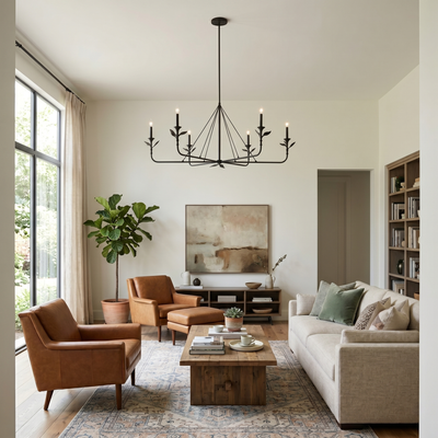 Westgrove Branching Leaf Chandelier