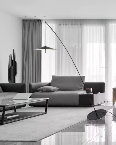 Arcana Black Minimalist Floor Lamp