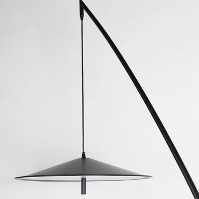 Arcana Black Minimalist Floor Lamp