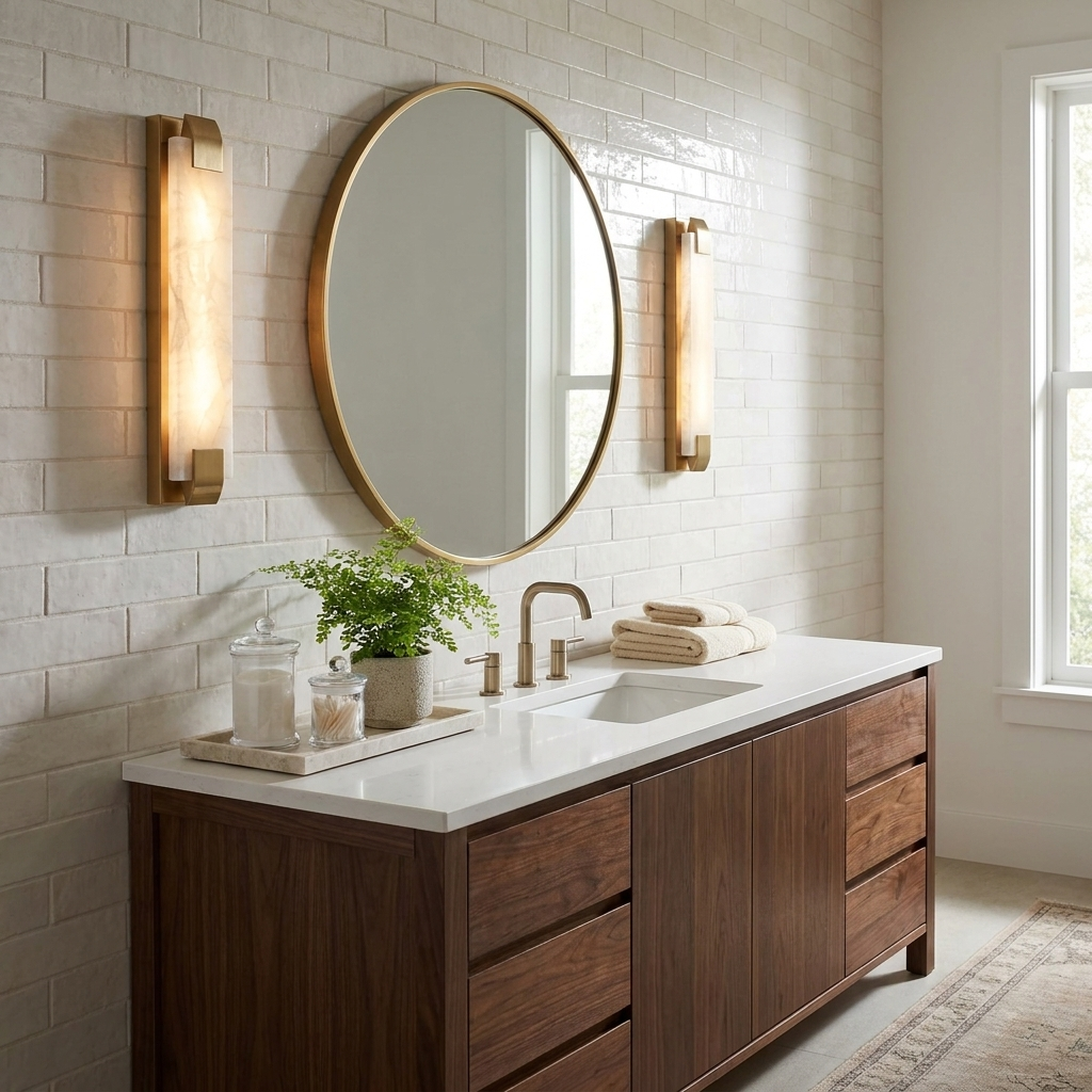 Navencombe Alabaster Wall Sconce