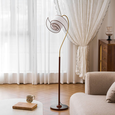 Marcrest Curved Neck Floor Lamp