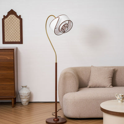 Marcrest Curved Neck Floor Lamp