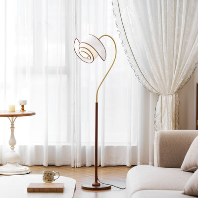 Marcrest Curved Neck Floor Lamp