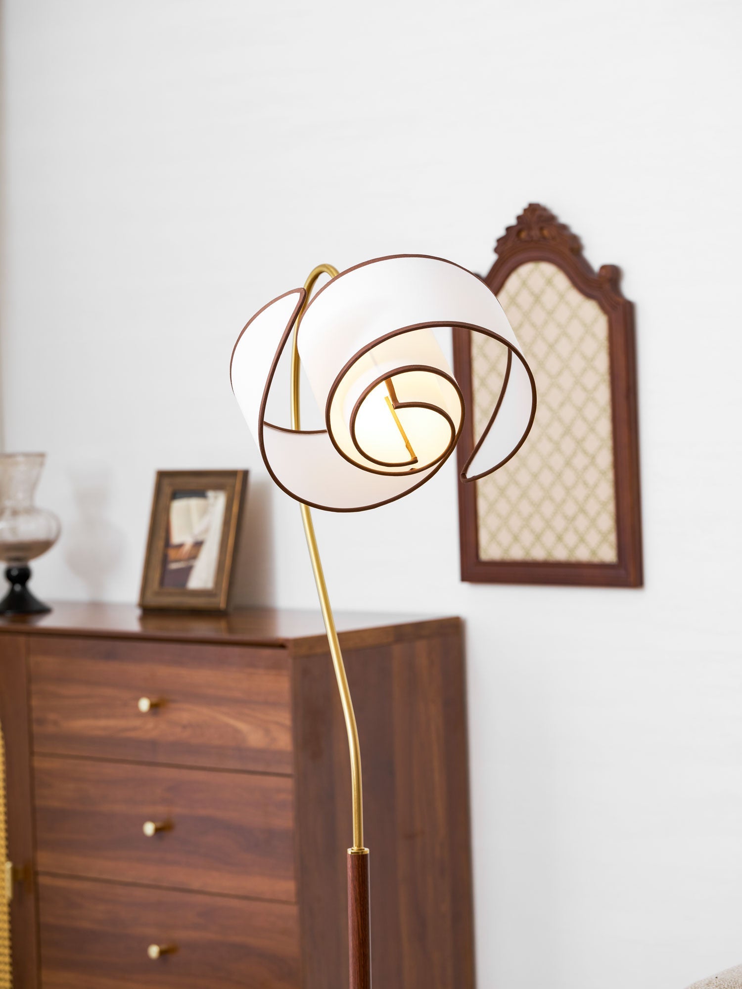 Marcrest Curved Neck Floor Lamp
