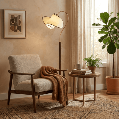 Marcrest Curved Neck Floor Lamp