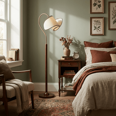 Marcrest Curved Neck Floor Lamp