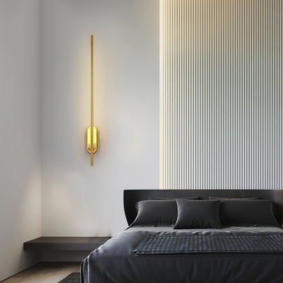 Marissa Stick Shaped Brass Sconce Wall lamp