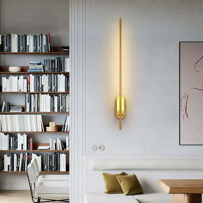 Marissa Stick Shaped Brass Sconce Wall lamp