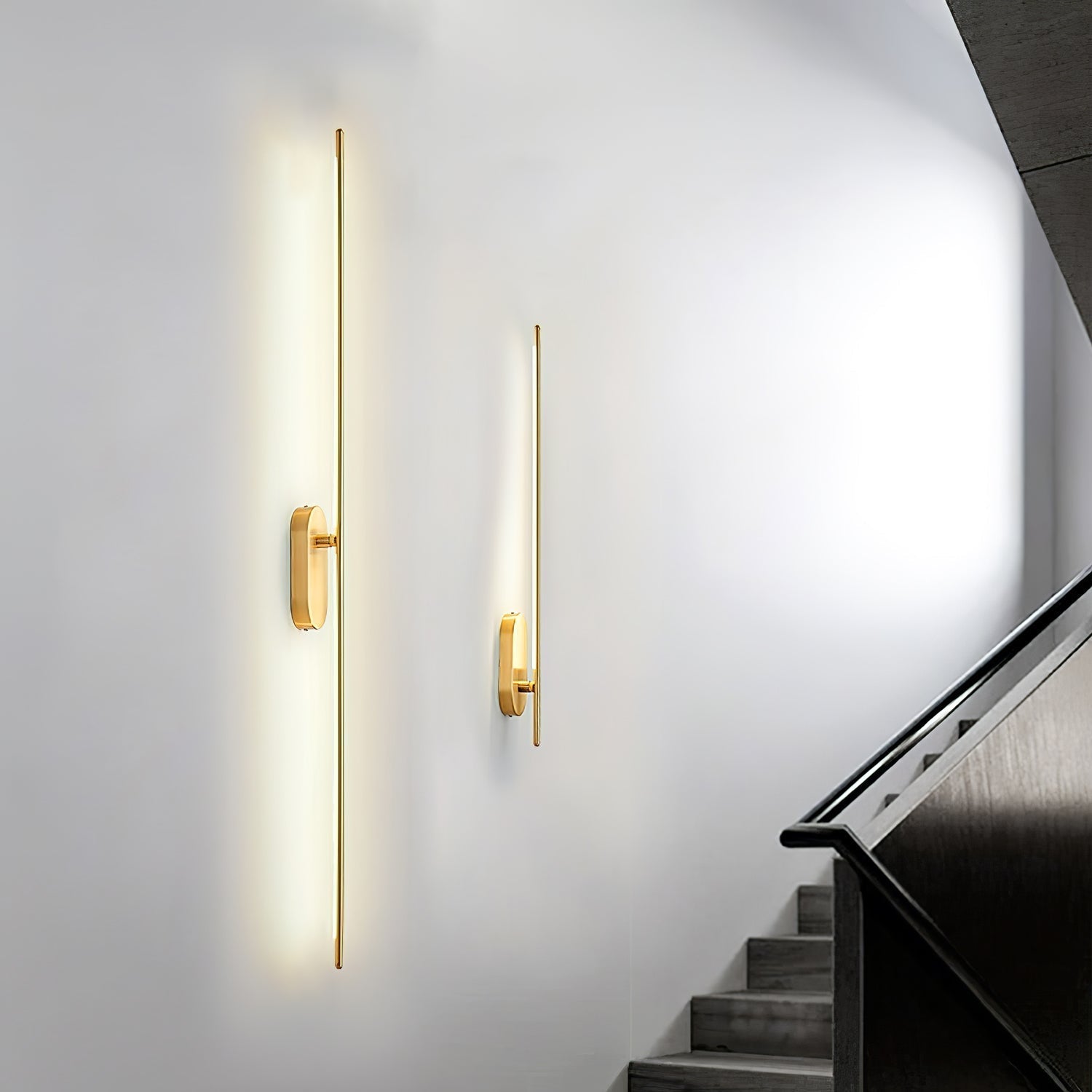 Marissa Stick Shaped Brass Sconce Wall lamp