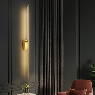 Marissa Stick Shaped Brass Sconce Wall lamp