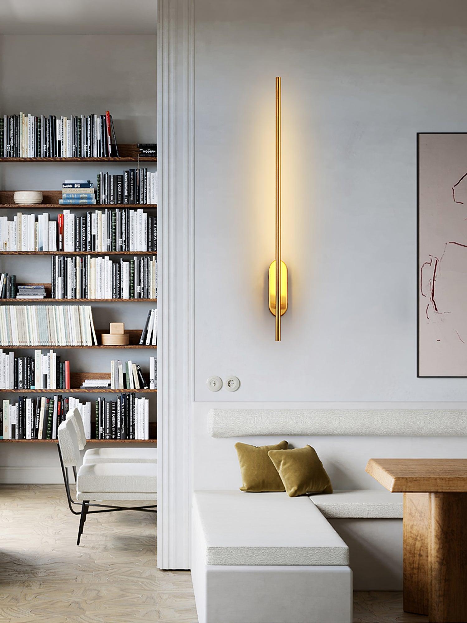Marissa Stick Shaped Brass Sconce Wall lamp