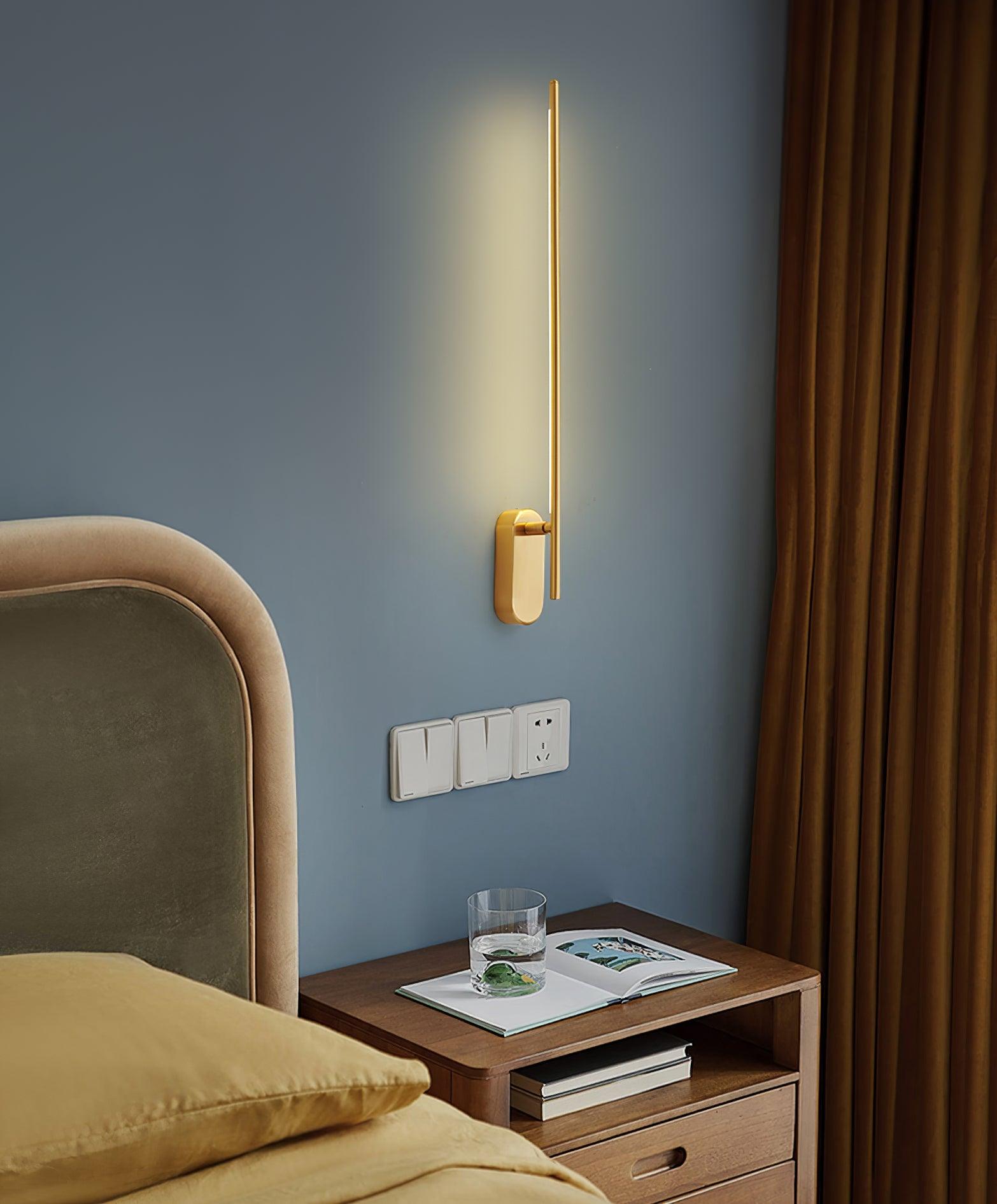Marissa Stick Shaped Brass Sconce Wall lamp