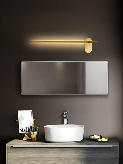 Marissa Stick Shaped Brass Sconce Wall lamp