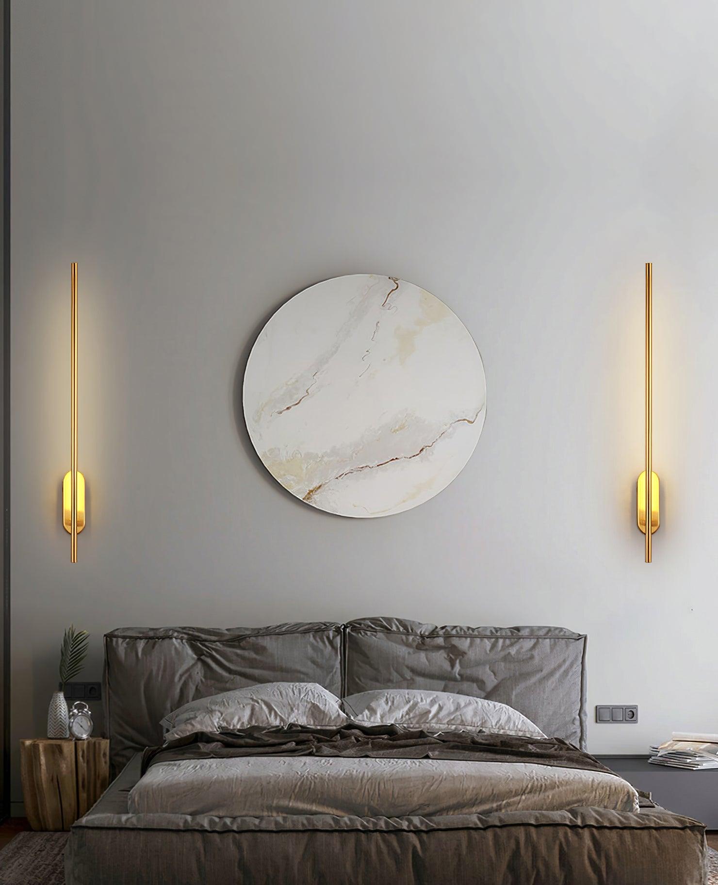 Marissa Stick Shaped Brass Sconce Wall lamp
