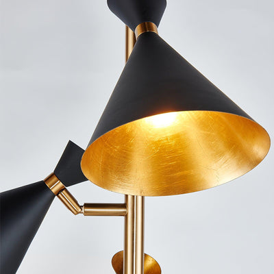 Solineria Gold & Black Marble Floor Lamp