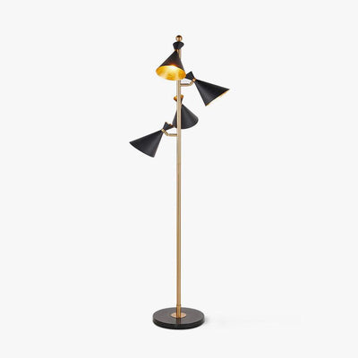Solineria Gold & Black Marble Floor Lamp