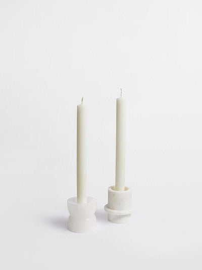 Nerinise Stone Halo Candle Holder Set