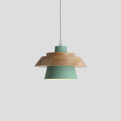 Morrowe Stone Wood Pendant Lamp