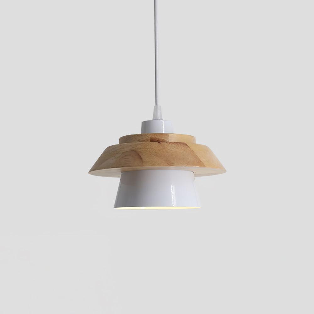 Morrowe Stone Wood Pendant Lamp