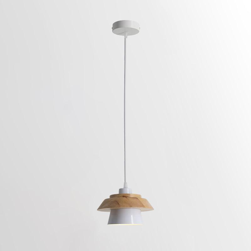 Morrowe Stone Wood Pendant Lamp