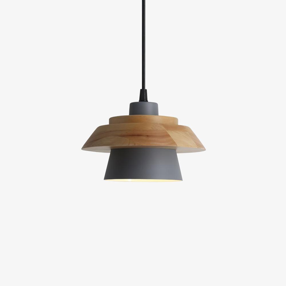 Morrowe Stone Wood Pendant Lamp