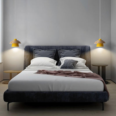Morrowe Stone Wood Pendant Lamp