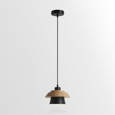 Morrowe Stone Wood Pendant Lamp