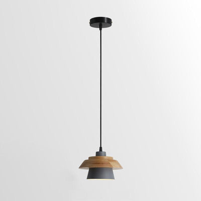 Morrowe Stone Wood Pendant Lamp