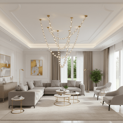 Lindencourt Strand Necklace Chandelier