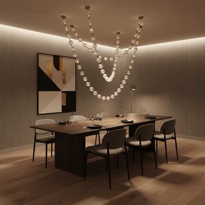 Lindencourt Strand Necklace Chandelier