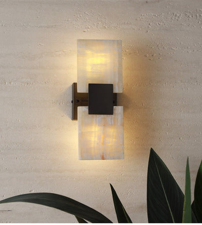 Nerion Shift Alabaster Wall Lamp