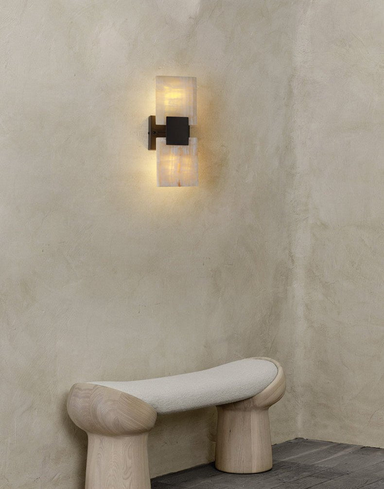 Nerion Shift Alabaster Wall Lamp