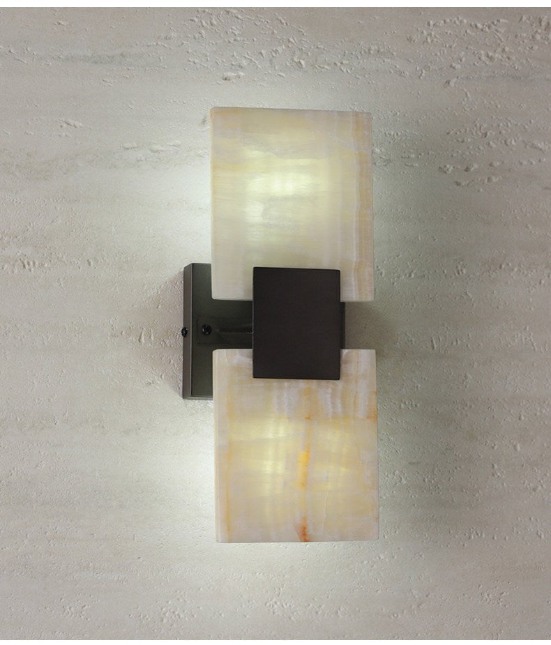 Nerion Shift Alabaster Wall Lamp