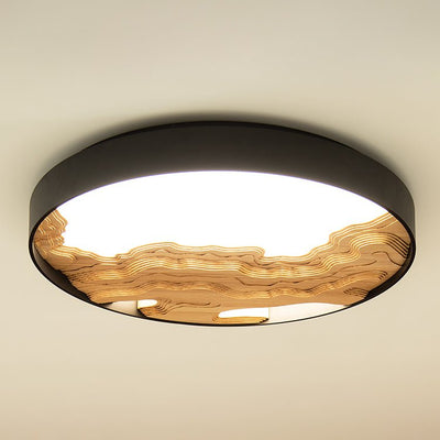Rinaraine Ceiling Light Wood Oriental Natural