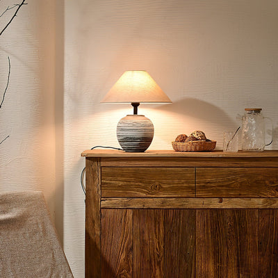 Striato Gradient Ceramic Table Lamp