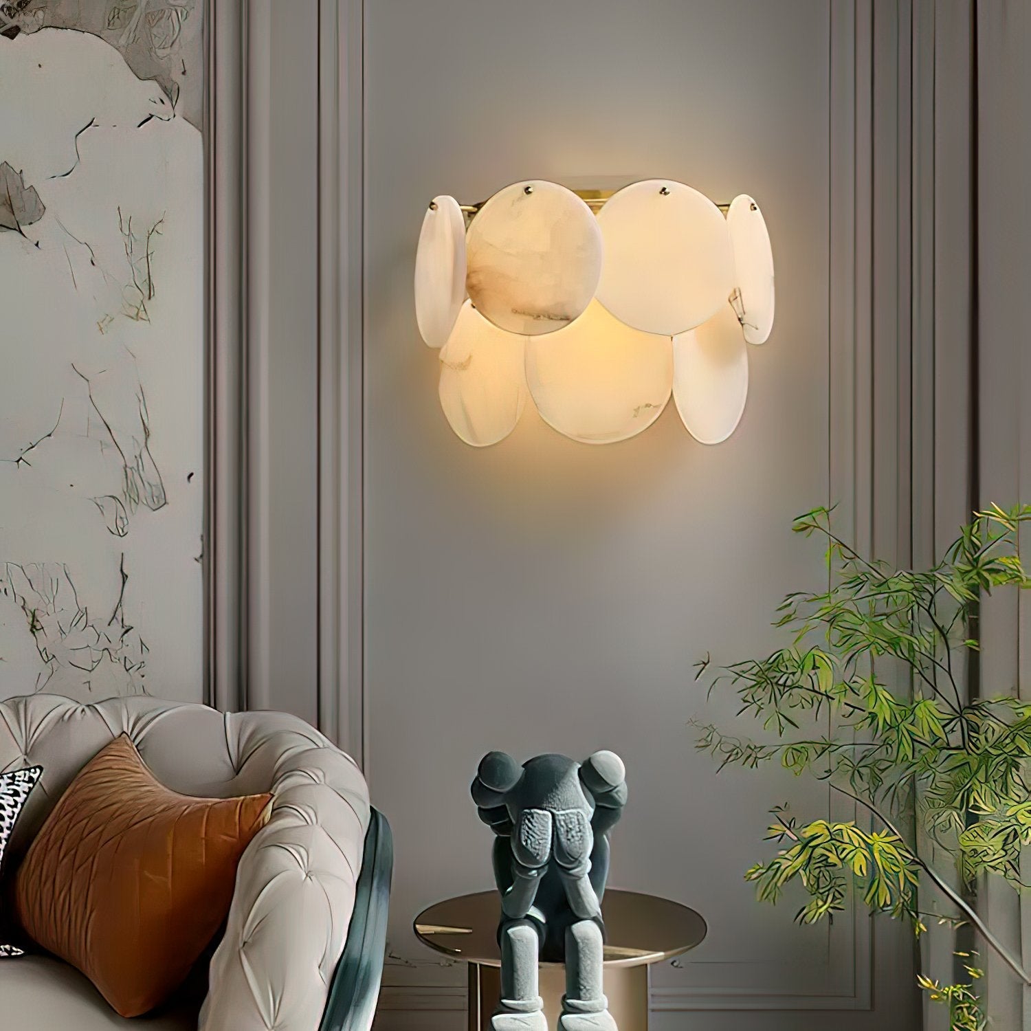 Avenlith Lumina Alabaster Wall Sconce