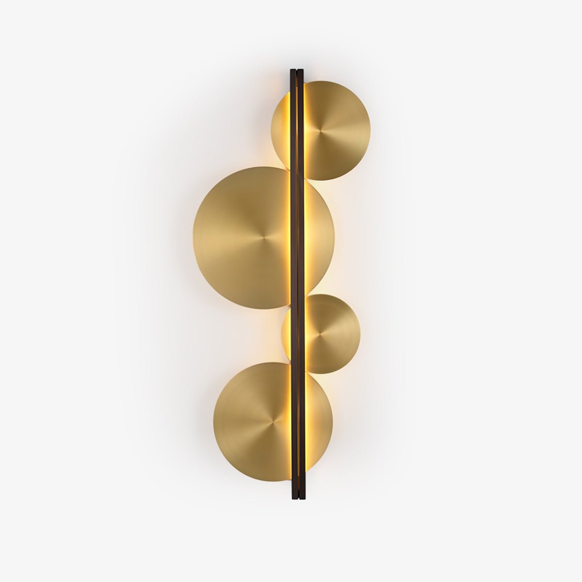 Oriivise Wall Lamp Gold Circular Sculptural