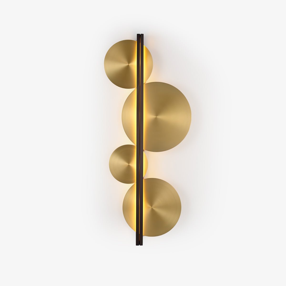 Oriivise Wall Lamp Gold Circular Sculptural