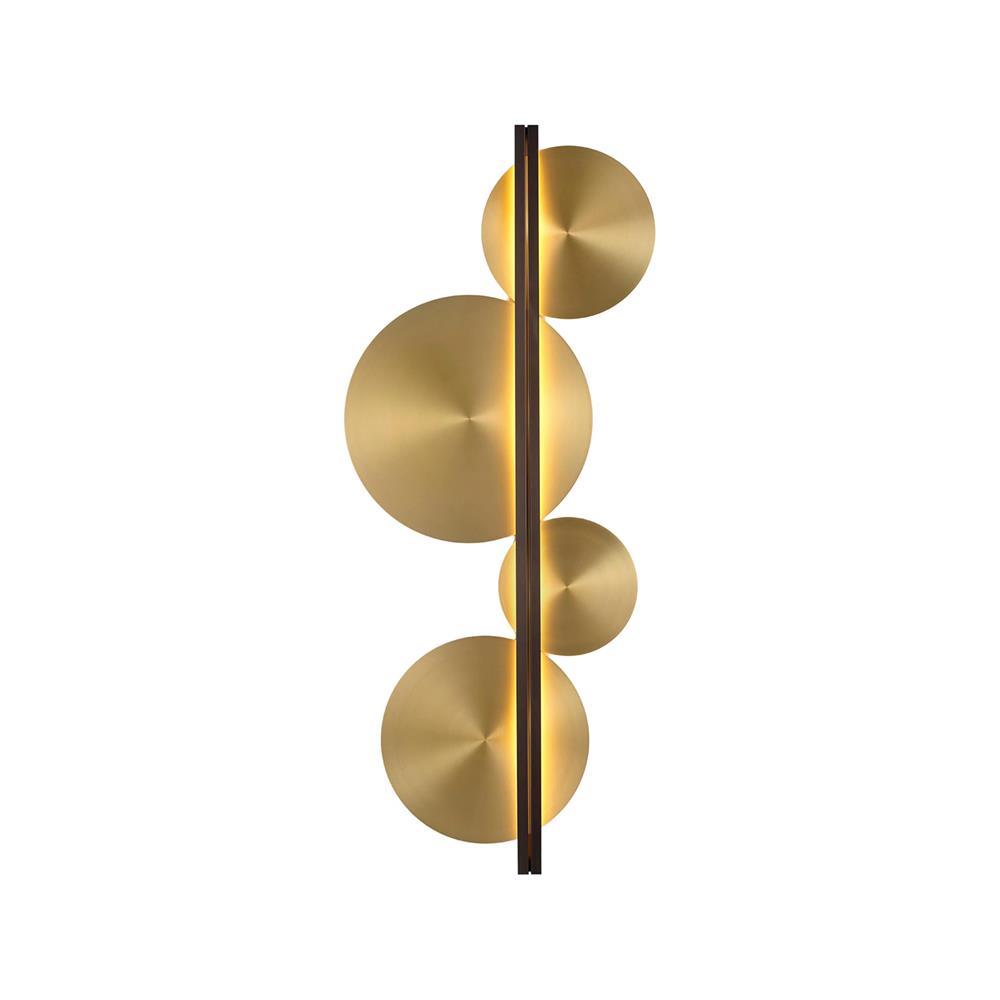 Oriivise Wall Lamp Gold Circular Sculptural