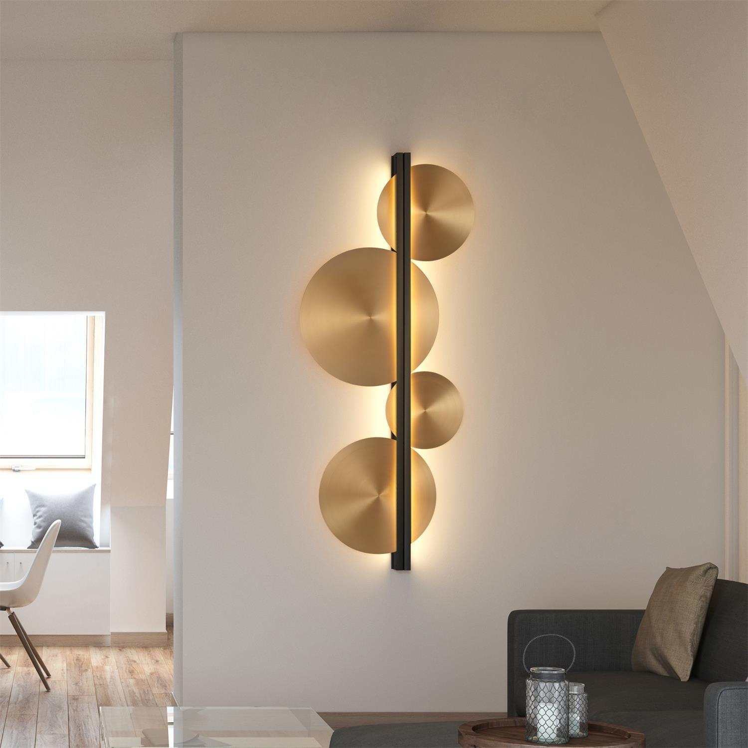 Oriivise Wall Lamp Gold Circular Sculptural