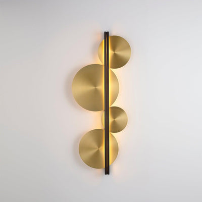 Oriivise Wall Lamp Gold Circular Sculptural