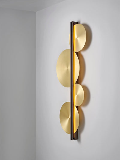 Oriivise Wall Lamp Gold Circular Sculptural