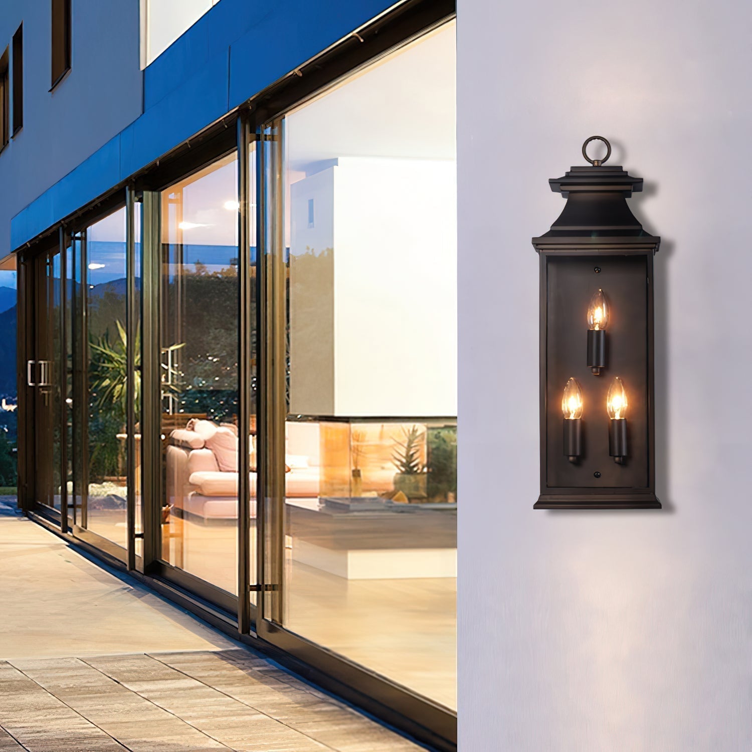 Esolarae Glass Wall Lamp
